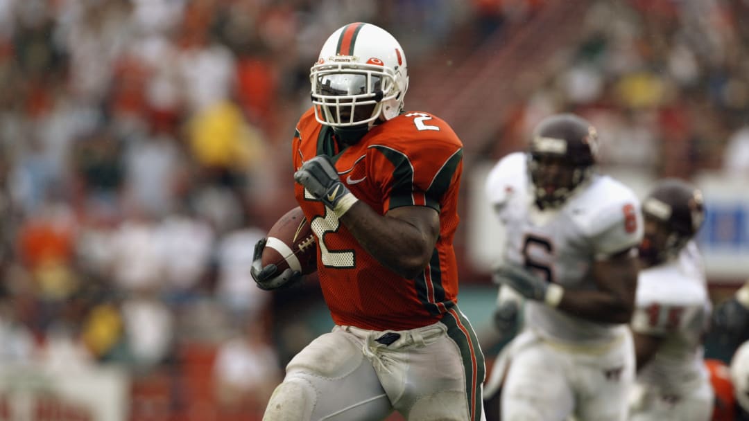 Willis McGahee carries the ball