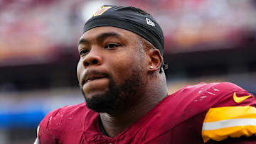 Washington Commanders defensive tackle Daron Payne