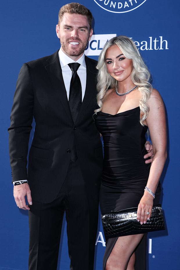 Freddie Freeman and Chelsea Freeman
