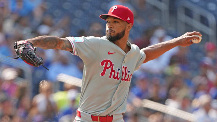 Philadelphia Phillies starting pitcher Cristopher Sanchez.