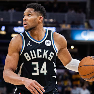Milwaukee Bucks forward Giannis Antetokounmpo is a great prop target on Sunday.