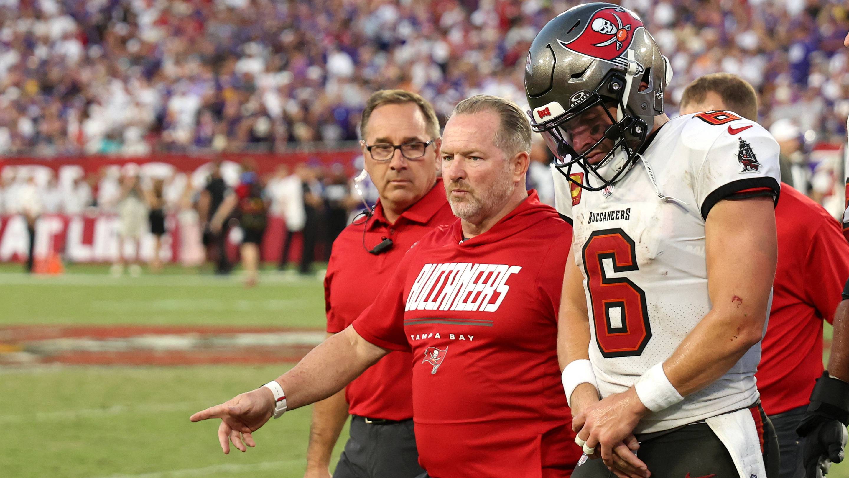 Buccaneers Need Their Own J.J. McCarthy–Like Trade After Baker Mayfield’s Injury