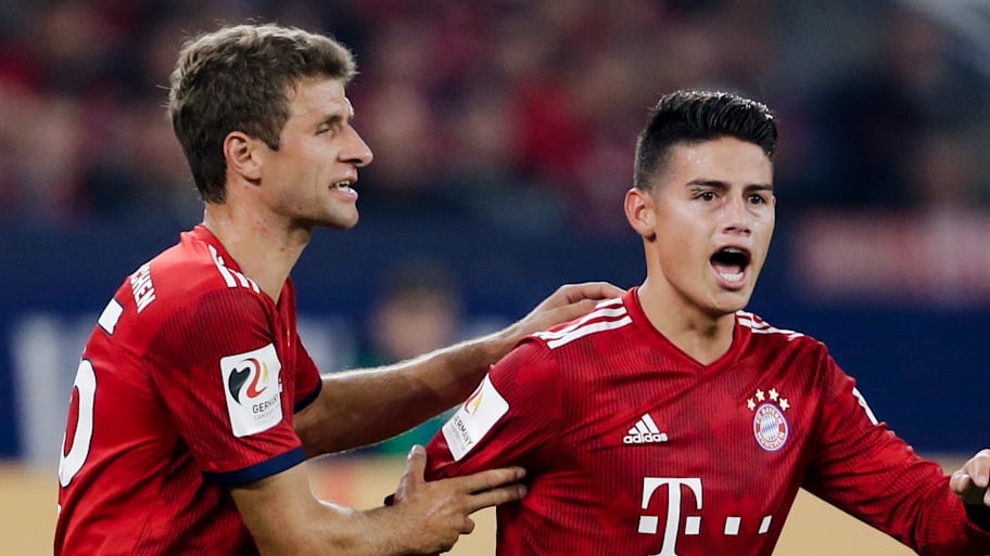 Thomas Müller and James Rodríguez