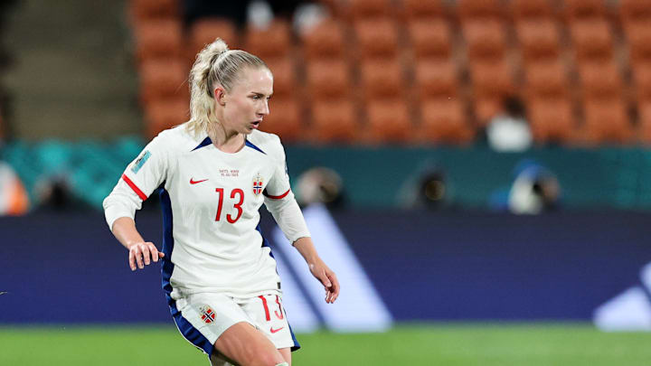 Thea Bjelde im Einsatz für das norwegische Nationalteam Thea Bjelde im Einsatz für das norwegische Nationalteam