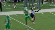 North Texas survived a surprise onside kick attempt from Navy