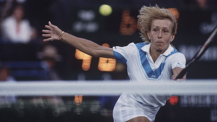 Navratilova defeated Chris Evert to capture the 1984 U.S. Open.