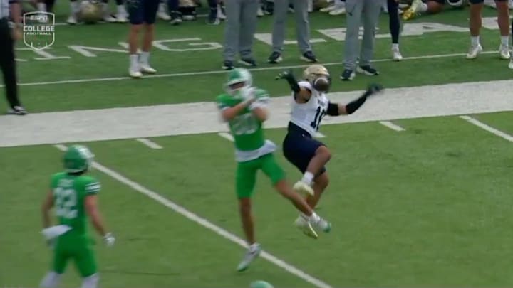 North Texas survived a surprise onside kick attempt from Navy North Texas survived a surprise onside kick attempt from Navy