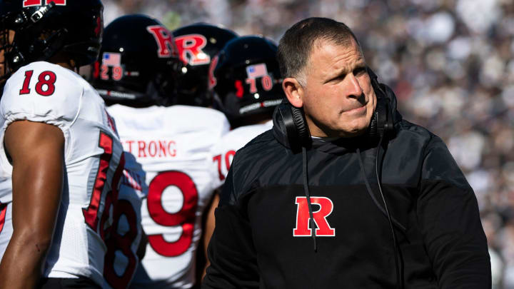 Rutgers football head coach Greg Schiano