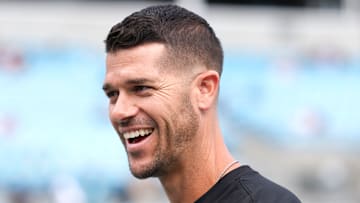 Carolina Panthers head coach Dave Canales