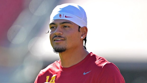 USC Trojans Lincoln Riley Jayden Maiava Michigan Wolverines Sherrone Moore Bryce Underwood Makai Lemon Big Ten Eric Gentry 