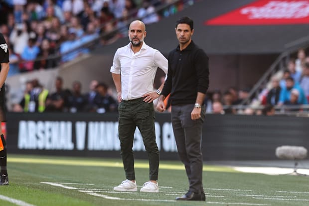 Pep Guardiola, Mikel Arteta