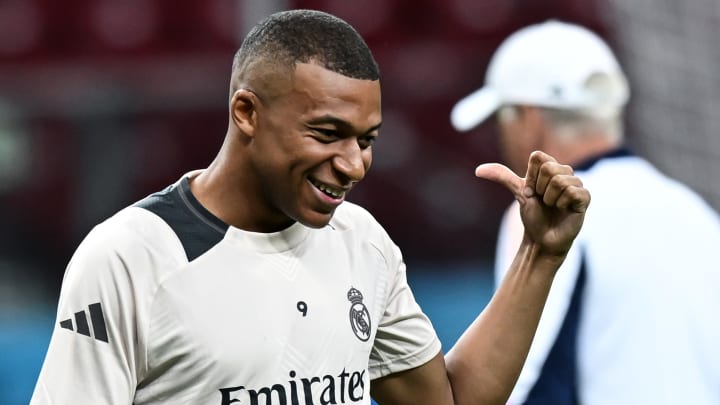 Kylian Mbappe starts for Real Madrid