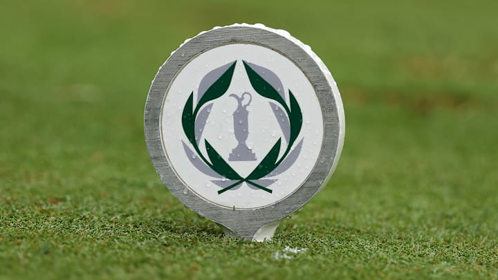 A tee marker at the 2025 Memorial Tournament presented by Workday
