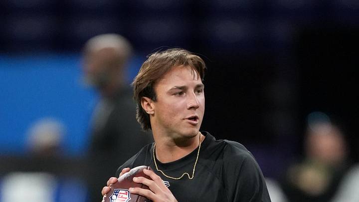 New York Jets quarterback Cade Klubnik