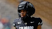 Apr 19, 2025; Boulder, CO, USA; Colorado Buffaloes cornerback DJ McKinney (8) during the spring game at Folsom Field.