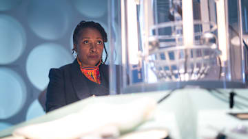 Jo Martin returns as the Fugitive Doctor in Doctor Who: Once and Future. 