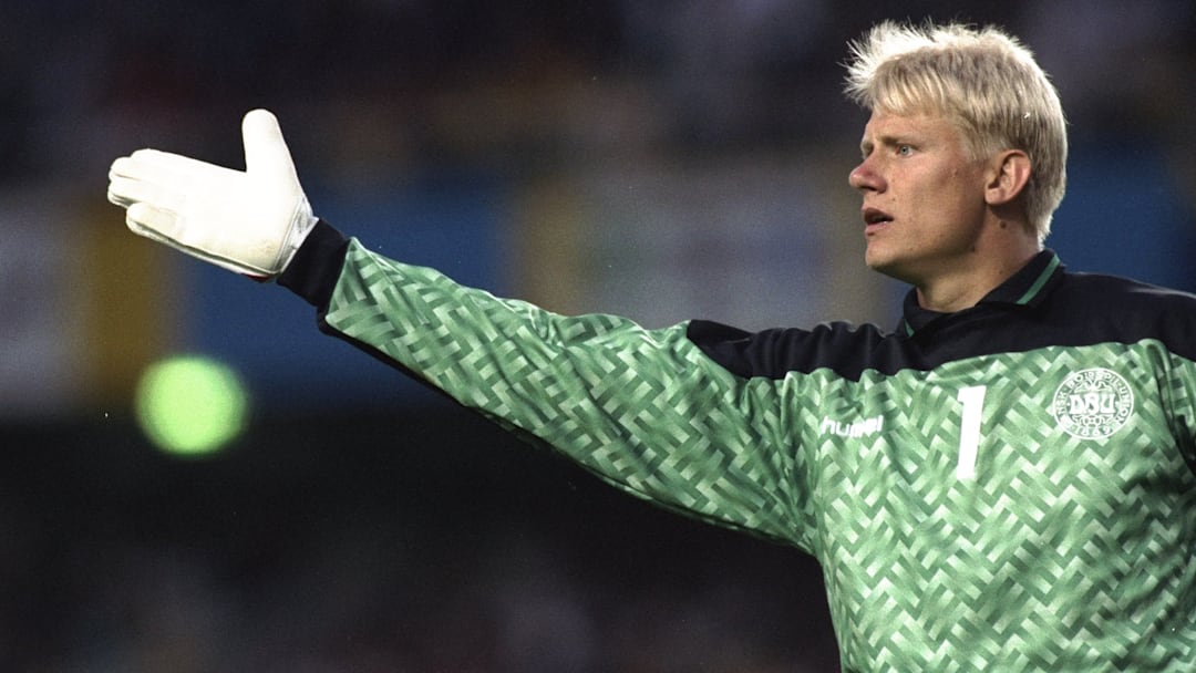 Denmark goalkeeper Peter Schmeichel