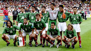 México previo a un partido ante Corea en el Mundial de Francia 98.