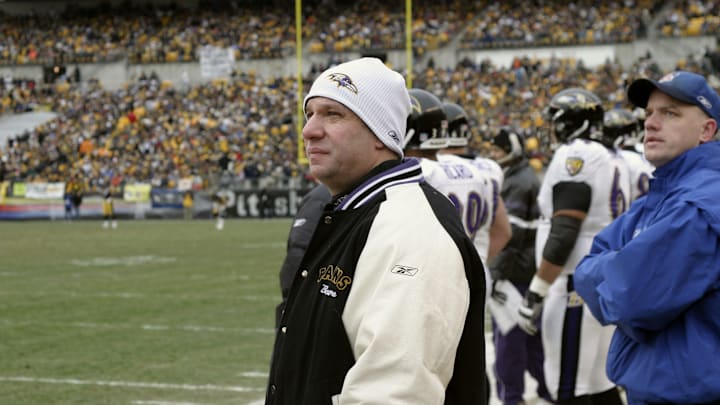 Feinstein at a Steelers-Ravens game in 2004. Feinstein at a Steelers-Ravens game in 2004.