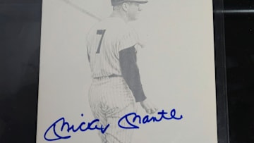 Mickey Mantle Auto