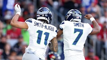 Geno Smith, Jaxon Smith-Njigba of the Seahawks