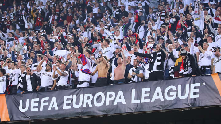 Barcelona's stadium was full of Frankfurt fans