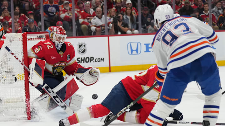 Bet on Ryan Nugent-Hopkins to score in Game 1 of the Stanley Cup Final against the Florida Panthers.