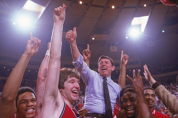 Lou Carnesecca St. John's men's basketball coach