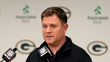 Green Bay Packers General Manager Brian Gutekunst talks to the media about the 2022 NFL Draft on April 25, 2022, at Lambeau Field in Green Bay, Wis.

Gpg Gutekunst 042522 Sk25
