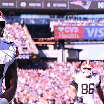 Cleveland Browns tight end Harold Fannin Jr. 