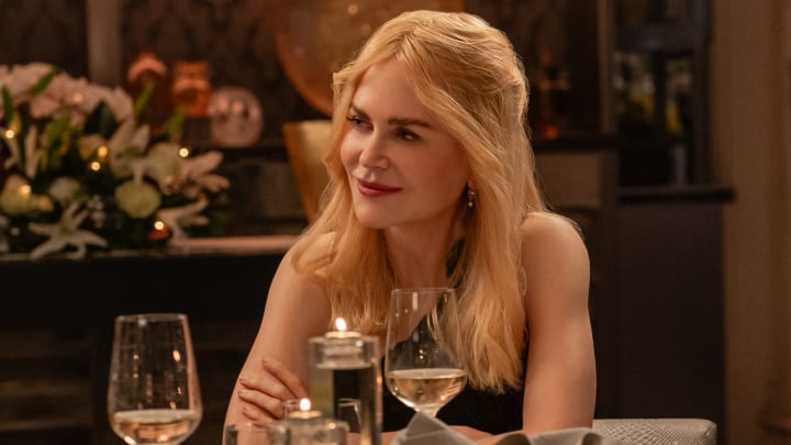 A Family Affair. Nicole Kidman as Brooke Harwood in A Family Affair. Cr. Tina Rowden/Netflix © 2024