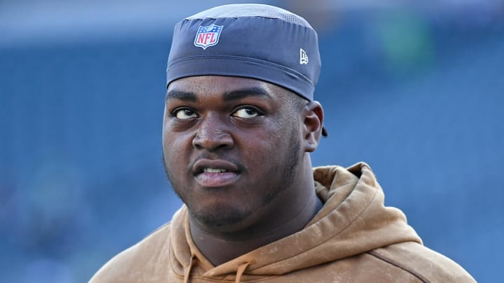 Dallas Cowboys offensive lineman Tyler Smith (73) 