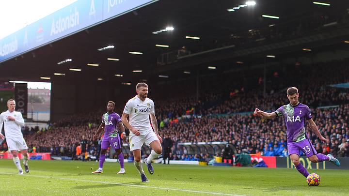 Ben Davies in action at Elland Road 