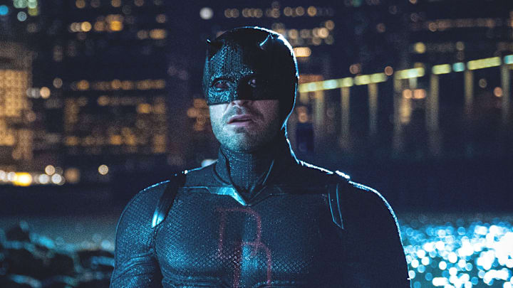 Daredevil/Matt Murdock (Charlie Cox) in Marvel Television's DAREDEVIL: BORN AGAIN, exclusively on Disney+. 