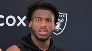 Las Vegas Raiders defensive end Malcolm Koonce