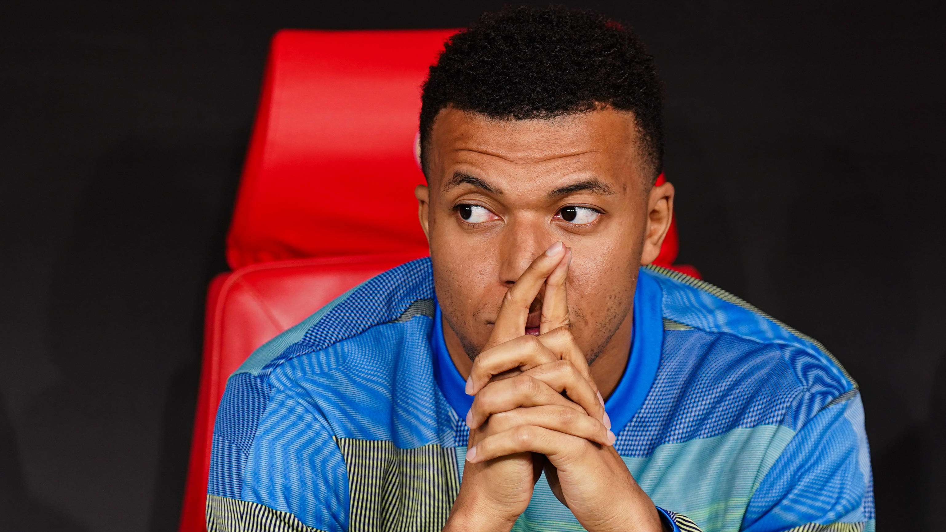 Kylian Mbappe during the Supercopa de Espana