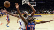 Lakers se enfrentan a Pistons