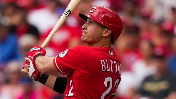 Cincinnati Reds outfielder JJ Bleday (22) bats