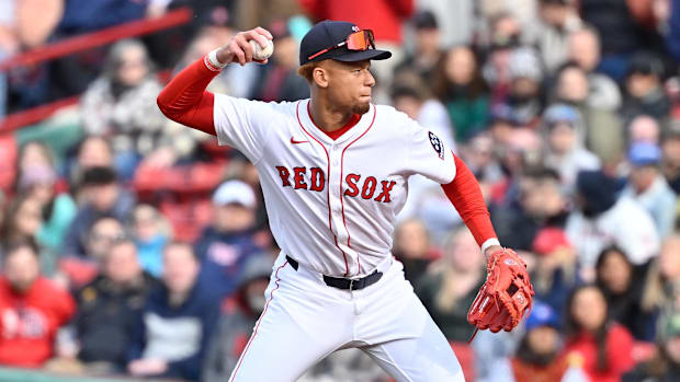 Boston Red Sox second baseman Kristian Campbell 