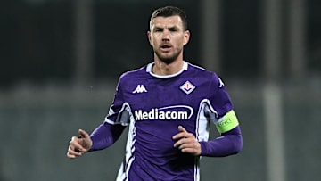 Edin Dzeko im Einsatz für Florenz