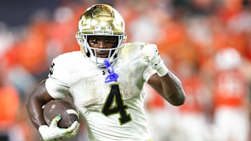 Notre Dame running back Jeremiyah Love