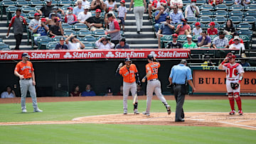 Houston Astros v Los Angeles Angels