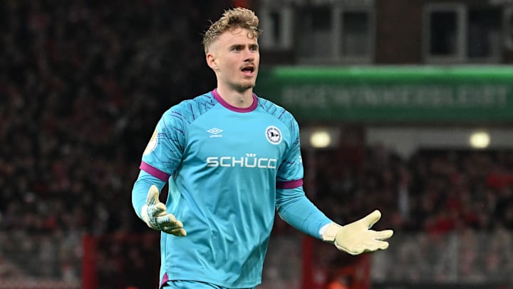 Jonas Kersken ist die Nummer eins von Arminia Bielefeld Jonas Kersken ist die Nummer eins von Arminia Bielefeld