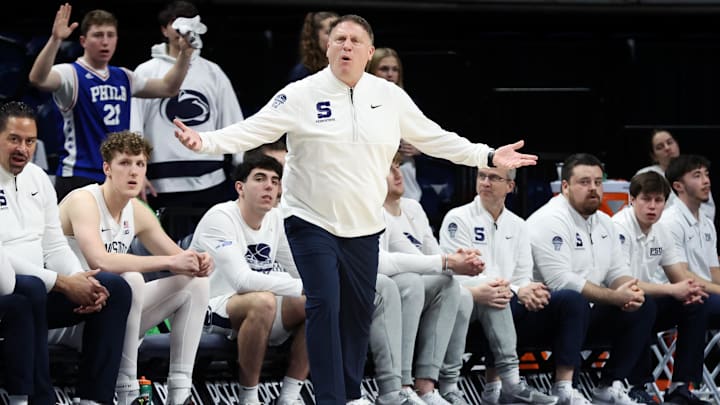 Penn State Nittany Lions head coach Mike Rhoades