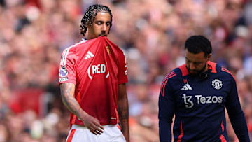 Leny Yoro limped off against West Ham