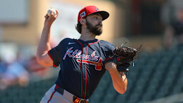 Anderson showed some promise in his first game back with the Braves organization