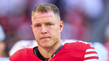 San Francisco 49ers running back Christian McCaffrey (23)