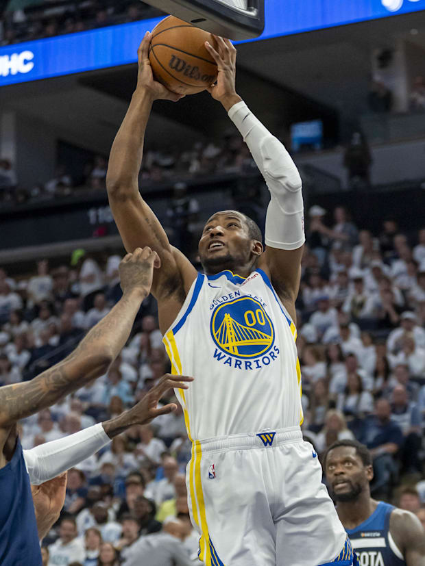 Golden State Warriors forward Jonathan Kuminga