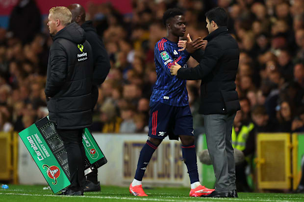 บูคาโย ซากะ, มิเกล อาร์เตต้า