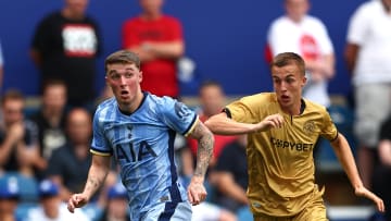 Devine in action against QPR in Pre-Season - Queens Park Rangers v Tottenham Hotspur - Pre-Season Friendly